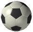 Spinning soccer ball