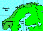 Map of Norway